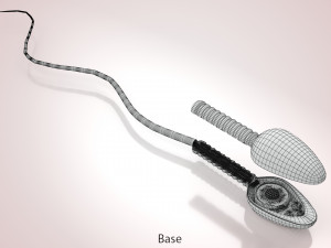 Animated Sperm Cell 3D Модель