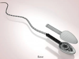 Animated Sperm Cell 3D Model