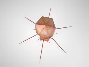 Bacteriofaag 3D Model