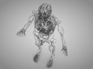 Human Cardiovascular System with Body 3Dモデル