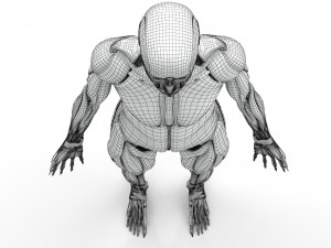Musculoskeletal System with Body 3D Модель