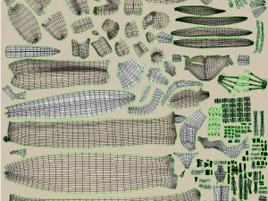 Komplette Armanatomie 3D Modell