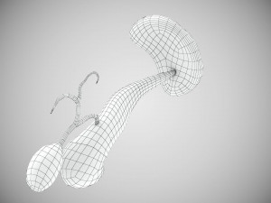Digestive Organs with Anatomic Cut 3D Model