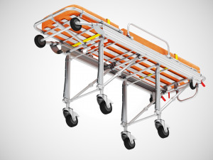 Aluminum Alloy Stretcher Model 3D