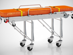 Aluminum Alloy Stretcher Model 3D