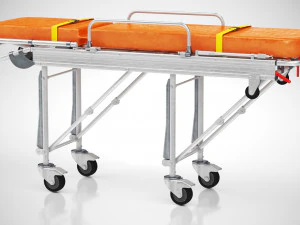 Barella in lega di alluminio Modello 3D