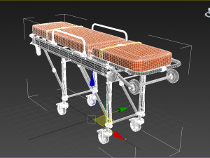 Aluminum Alloy Stretcher Model 3D