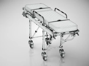 Barella in lega di alluminio Modello 3D