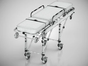 Barella in lega di alluminio Modello 3D