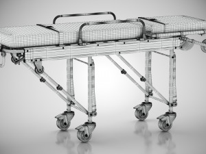 Aluminum Alloy Stretcher Model 3D