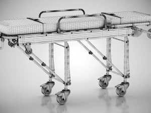 Barella in lega di alluminio Modello 3D