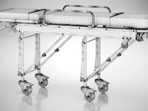 Barella in lega di alluminio Modello 3D