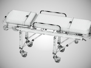 Aluminum Alloy Stretcher Model 3D