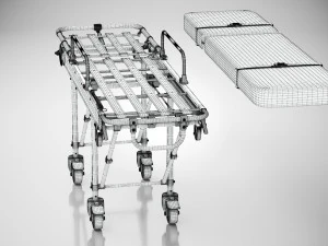 Barella in lega di alluminio Modello 3D