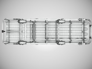 Aluminum Alloy Stretcher Model 3D