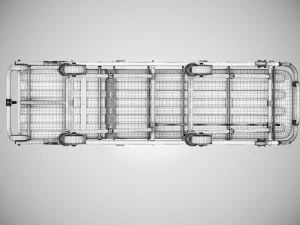Barella in lega di alluminio Modello 3D