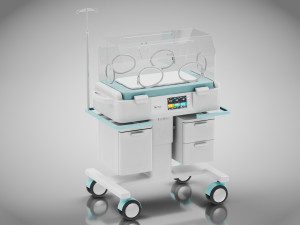 Baby Incubator 3D Model