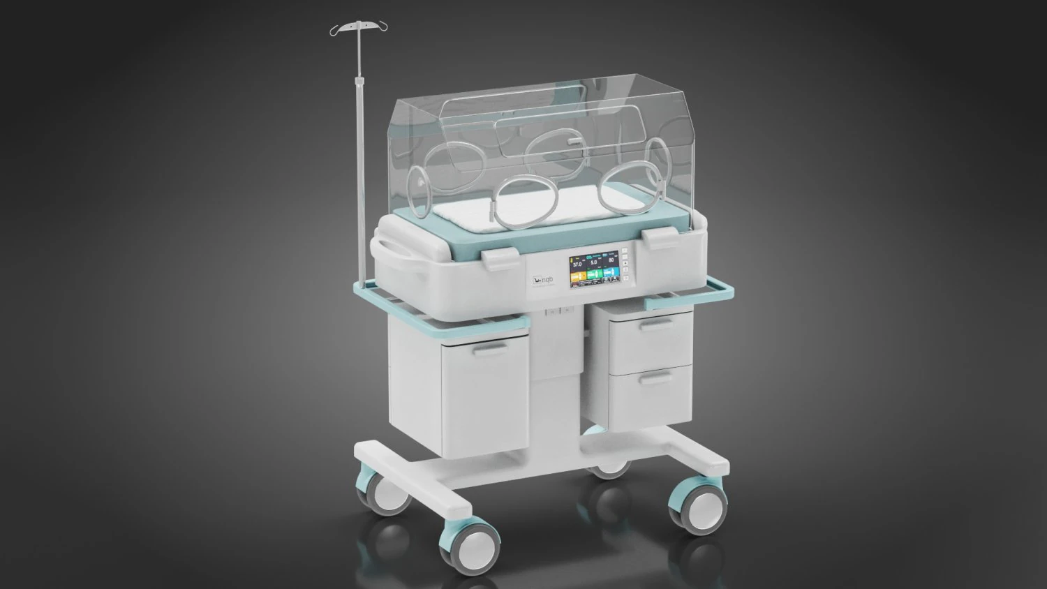 Baby Incubator 3D Model .c4d .max .obj .3ds .fbx .stl .blend 