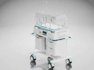 Baby Incubator 3D Model