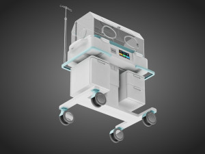 Baby Incubator 3D Model
