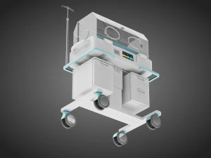 Baby Incubator 3D Model