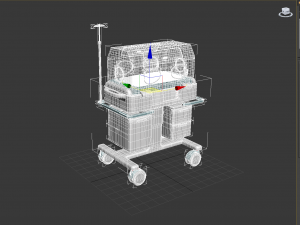 Baby Incubator 3D Model