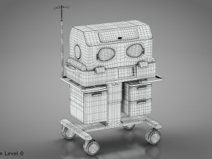 Baby Incubator 3D Model