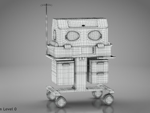 Baby Incubator 3D Model