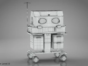 Baby Incubator 3D Model