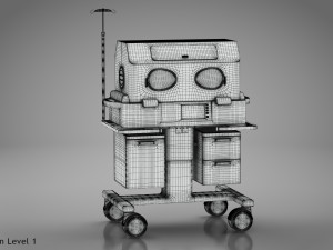 Baby Incubator 3D Model
