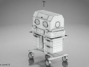 Baby Incubator 3D Model