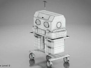 Baby Incubator 3D Model