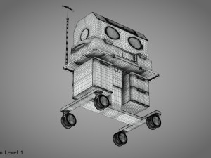 Baby Incubator 3D Model