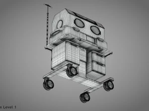 Baby Incubator 3D Model
