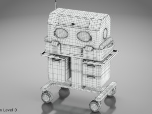 Baby Incubator 3D Model