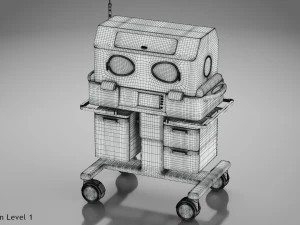 Baby Incubator 3D Model