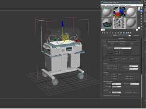 Baby Incubator 3D Model