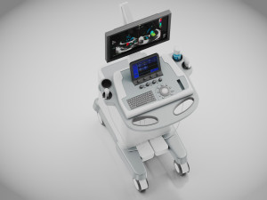 Sonographic Scanner Ultra-sonic 3D Model