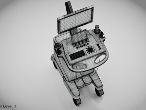 Sonographic Scanner Ultra-sonic 3D Model