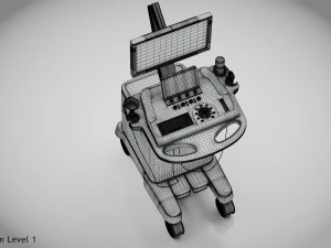 Sonographic Scanner Ultra-sonic 3D Model