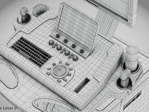 Sonographic Scanner Ultra-sonic 3D Model