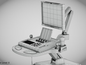 Sonographic Scanner Ultra-sonic 3D Model