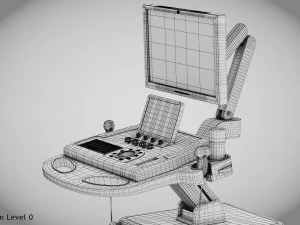 Sonographic Scanner Ultra-sonic 3D Model
