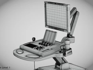 Sonographic Scanner Ultra-sonic 3D Model