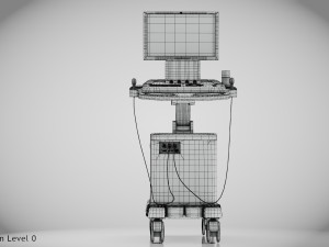 Sonographic Scanner Ultra-sonic 3D Model