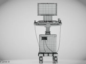 Sonographic Scanner Ultra-sonic 3D Model