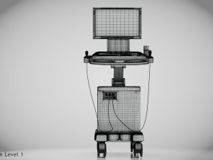 Sonographic Scanner Ultra-sonic 3D Model