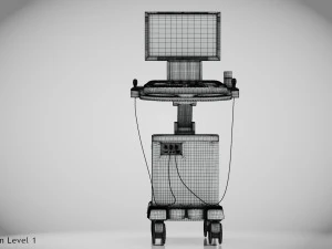 Sonographic Scanner Ultra-sonic 3D Model