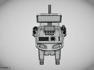 Sonographic Scanner Ultra-sonic 3D Model