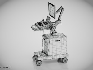 Sonographic Scanner Ultra-sonic 3D Model